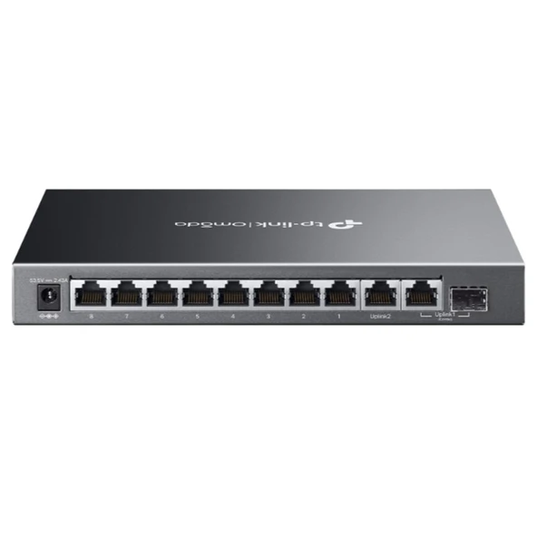 TP-LINK Tp-Link omada ES210GMP 10 Port Gbit 8 Poe+ Switch - Resim 2