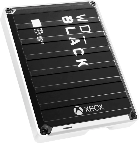 Xbox 4 TB için WD Black P10 Oyun Sürücüsü Harici USB 3.2 Gen 1 Taşınabilir Sabit Sürücü – Siyah/Beyaz ürün görseli 1