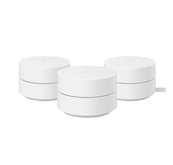 Google Wifi Sistem Yönlendiricisi GA02434 3'lü Paket (Uluslararası Sürüm) ürün görseli 1