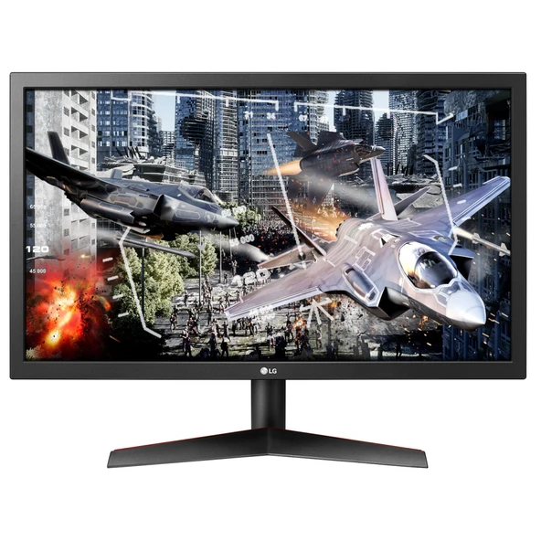 LG Ultra Gear Oyun Monitörü 24″ Düz, FHD, TN Panel, FreeSync, 144 Hz, 1 ms (24GL600F-B) ürün görseli 1