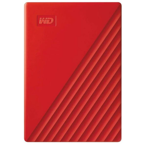 Western Digital My Passport Taşınabilir Sabit Disk USB3.0 5TB Kırmızı WDBPKJ0050BRD-WESN ürün görseli 1