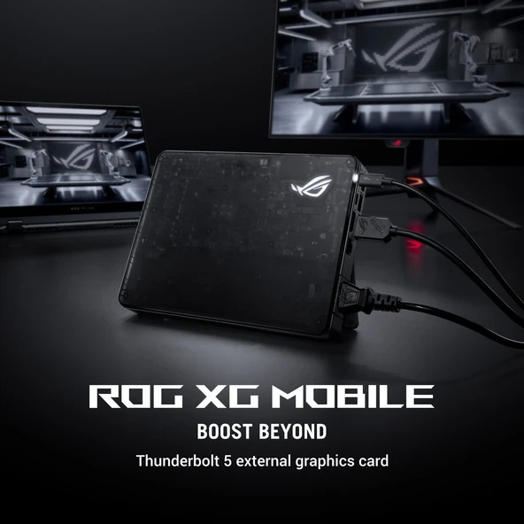 ASUS ROG XG Mobile (2025) GC34X Harici Grafik Bağlantı İstasyonu 24GB Kapalı Siyah ürün görseli 1
