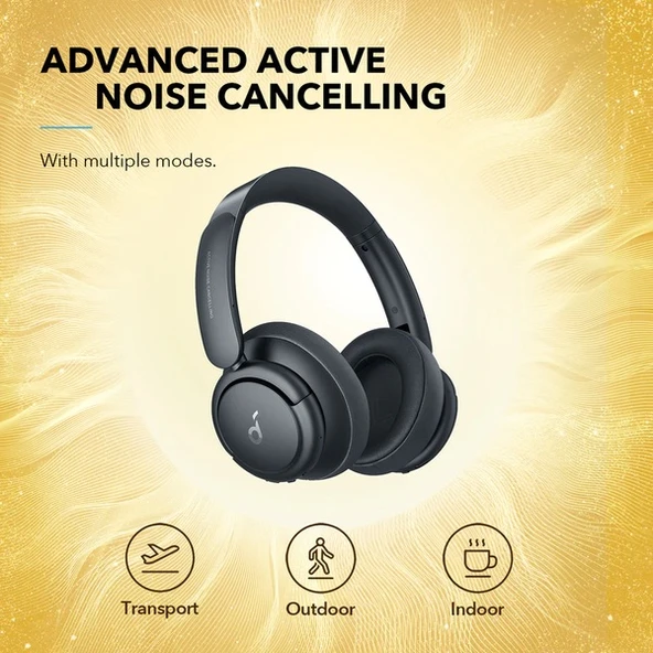 Anker Soundcore Life Q35 Kablosuz Kulak Üstü ANC Kulaklık Siyah ürün görseli 1