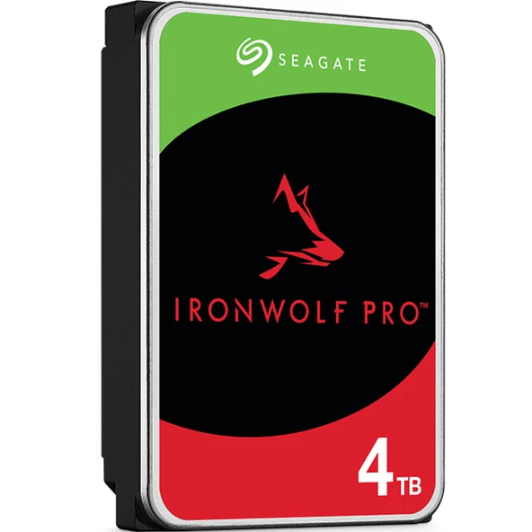 Seagate Ironwolf NAS Dahili Sabit Disk 4 TB Siyah ST4000VN006 ürün görseli 1