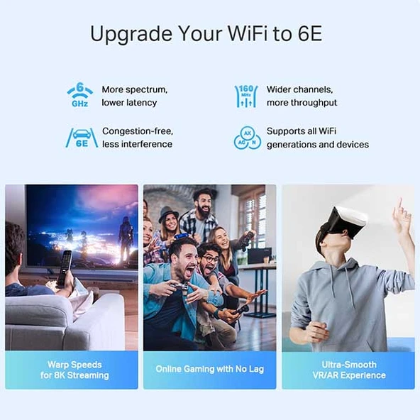 TPLink DECOXE75 WiFi Mesh Sistemi 3'lü Paket - Resim 4