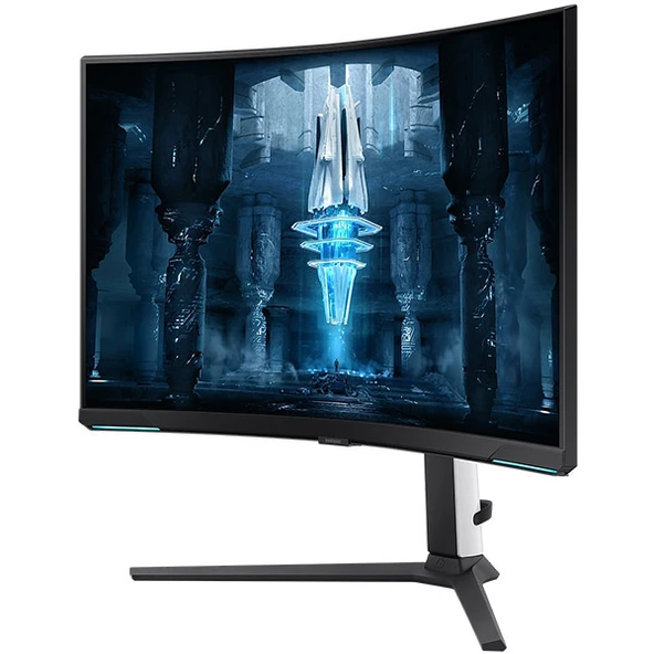 Samsung Oyun Monitörü 32″ Kavisli,UHD,VA Panel,QLED,1000R,HDR2000,1MS-240HZ (LS32BG850NMXUE) ürün görseli 1