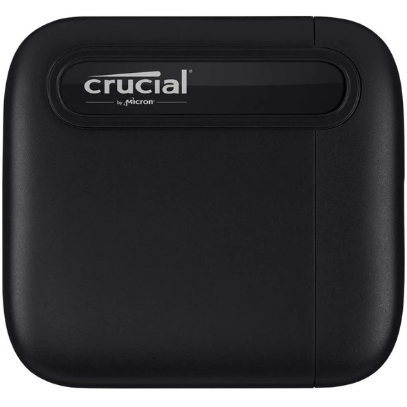 Crucial X6 Taşınabilir Harici Katı Hal Sürücüsü USB3.2 2 TB Siyah CT2000X6SSD9 ürün görseli 1