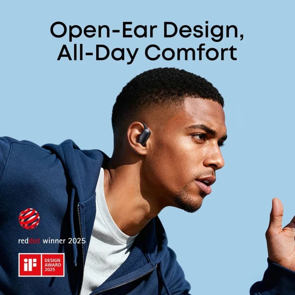 Anker Soundcore AeroFit 2 Kablosuz Kulaklık Gece Siyahı ürün görseli 1
