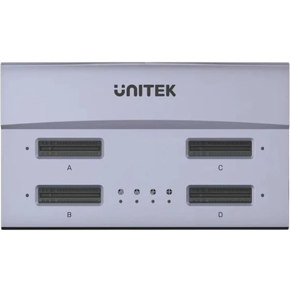 Unitek USB 4 4 Yuvalı M.2 SSD Bağlantı İstasyonu – S1243BGY01 ürün görseli 1