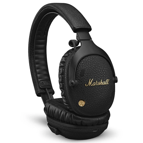 Marshall Monitor III Kablosuz Aktif Gürültü Engelleme Özellikli Kulak Üstü Kulaklık - Siyah ürün görseli 1