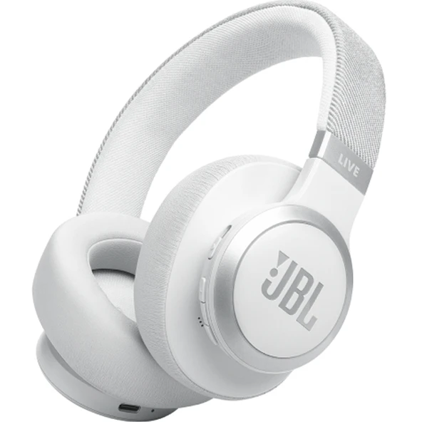 JBL Live 770NC Kablosuz Uyarlanabilir Gürültü Önleyici Kulaklık - Beyaz ürün görseli 1