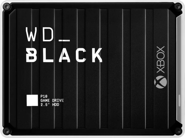 Xbox 4 TB için WD Black P10 Oyun Sürücüsü Harici USB 3.2 Gen 1 Taşınabilir Sabit Sürücü – Siyah/Beyaz ürün görseli 1