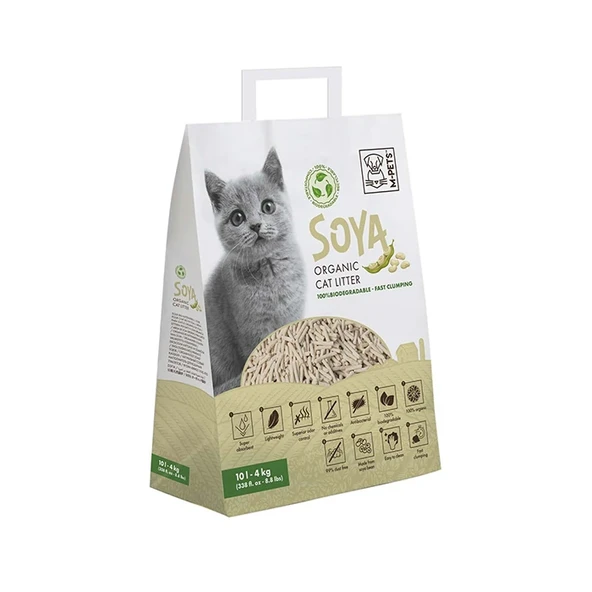 M-Pets Soya Organik Naturel Kedi Kumu 10 Lt ürün görseli 1