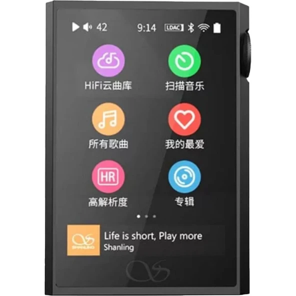 Shanling M1PLUS Müzik Çalar Siyah - Resim 2