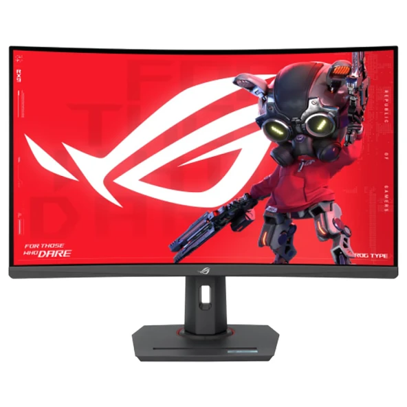 Asus ROG Strix Oyuncu Monitörü 32″ Kavisli, QHD, Hızlı VA Panel, ELMB Sync, USB-C, HDR, 280 Hz (Yerel), 1 ms (GtG) (XG32WCMS) ürün görseli 1