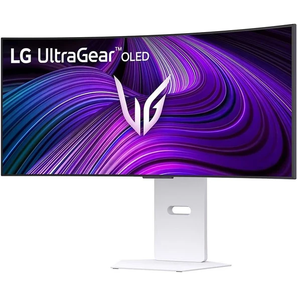 LG Ultra Gear Oyun Monitörü 34″ Kavisli, WQHD, OLED Panel, Akıllı, HDR10, 240 Hz, 0,03 ms (34GX90SA-W) ürün görseli 1