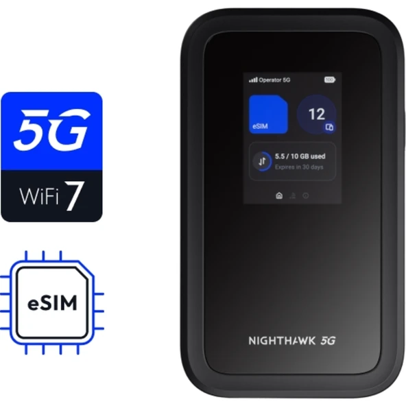 Netgear Nighthawk 5G M7 Mobil WiFi 7 Yönlendirici – MH7150-100APS ürün görseli 1