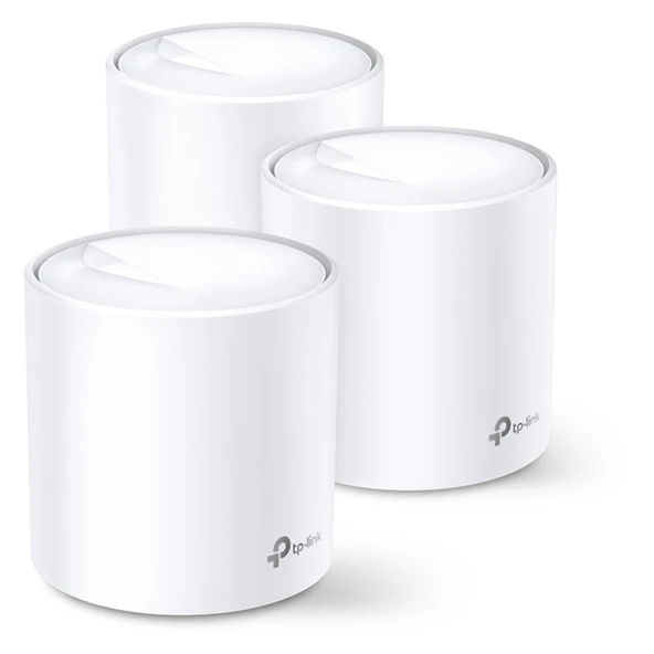 Tplink DECO X20 AX1800 Tüm Ev WiFi Sistemi 3'lü Paket ürün görseli 1