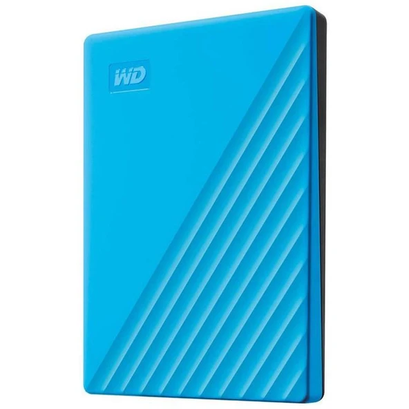 Western Digital My Passport Taşınabilir Sabit Disk USB3.0 5TB Mavi WDBPKJ0050BBL-WESN ürün görseli 1