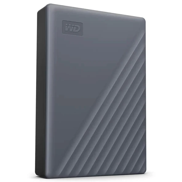 Western Digital My Passport Taşınabilir Sabit Disk 6 TB Gri WDBY3J0060BGY-WESN ürün görseli 1