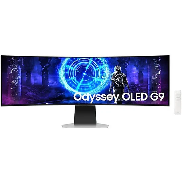 Samsung Odyssey Oyun Monitörü G9 49″ Kavisli,DQHD,OLED,240HZ,0,03MS,Smart TV,IoT HUB,HDR10+,GLARE FREE (LS49DG952SMXUE) ürün görseli 1