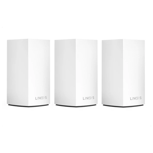 Linksys Velop WHW0103 AC1300 Tüm Ev Akıllı Mesh WiFi Sistemi, Çift Bantlı, 3'lü paket ürün görseli 1