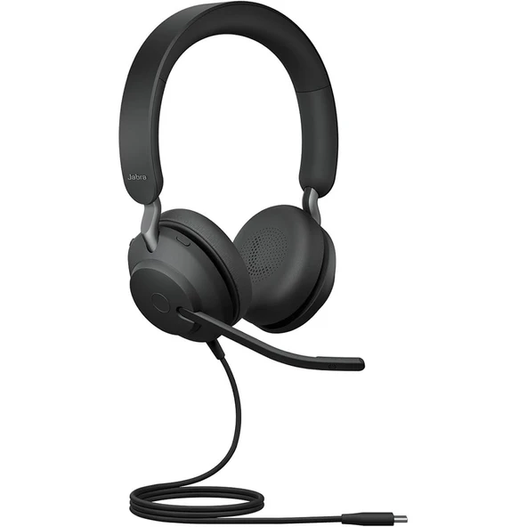 Jabra HSC131 Evolve2 40 Kablolu Kulak Üstü Kulaklık Siyah ürün görseli 1