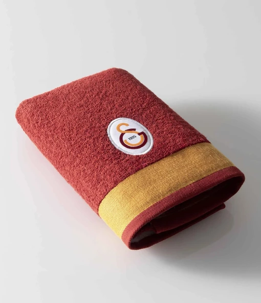 Taç Taraftar Lisanslı Galatasaray Bukle El-Yüz Havlusu (50x90) ürün görseli 1