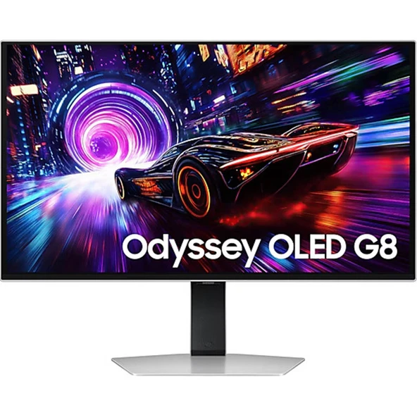 Samsung Odyssey G8 Oyun Monitörü 27″ Düz, UHD 4K, OLED Panel, FreeSync Premium Pro, 240 Hz, 0,03 ms (GtG) (LS27FG810SMXUE) ürün görseli 1