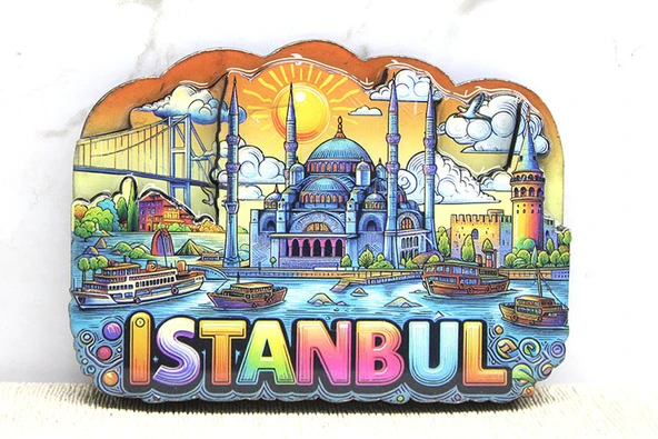 Ahşap İstanbul Temalı Magnet ürün görseli 1