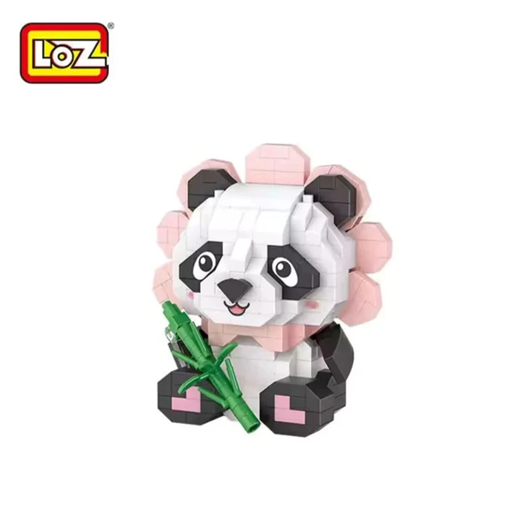 LOZ Tatlış Serisi: Oturan Panda | 350 Parça Mikro Bloklar | 14+ Yaş | Hayvan Maketi ürün görseli 1