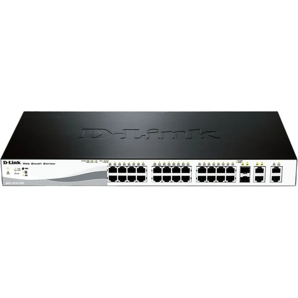 D-link PoE Hızlı Ethernet WebSmart Anahtarı ürün görseli 1