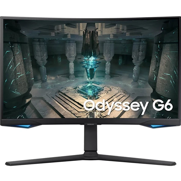 Samsung Oyun Monitörü 27″ Kavisli,QHD,Ergonomik,Smart TV, IoT HUB,1MS-240HZ (LS27BG650EMXUE) ürün görseli 1