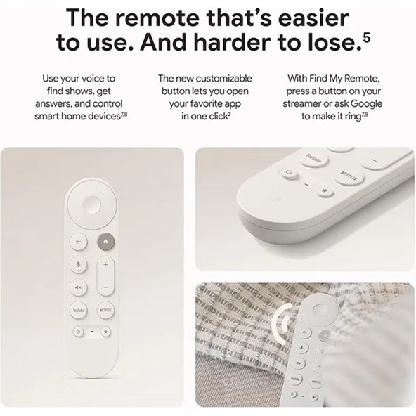 Google TV 4K Hızlı Yayıncı – GA05662-AU ürün görseli 1