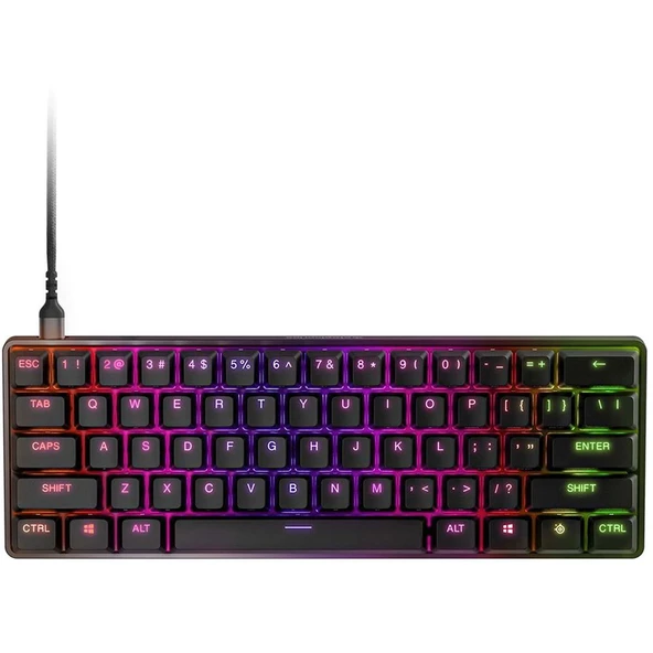 Steelseries Apex 9 Mini US RGB Kablolu Oyun Klavyesi Siyah ürün görseli 1