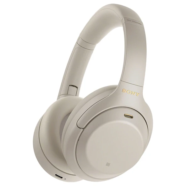 Sony WH1000XM4/S Kablosuz Gürültü Engelleme Özellikli Kulak Üstü Kulaklık - Gümüş ürün görseli 1