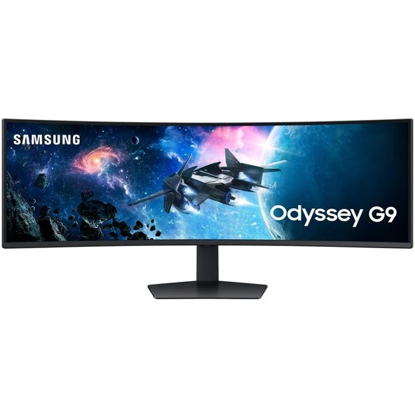 Samsung Odyssey G9 Oyun Monitörü 49″ Kavisli, Çift‑QHD, VA Panel, QLED, 1000R, Ekran HDR 1000, FreeSync Premium Pro, 240 Hz, 1 ms (GtG) (LS49CG954EMXUE) ürün görseli 1