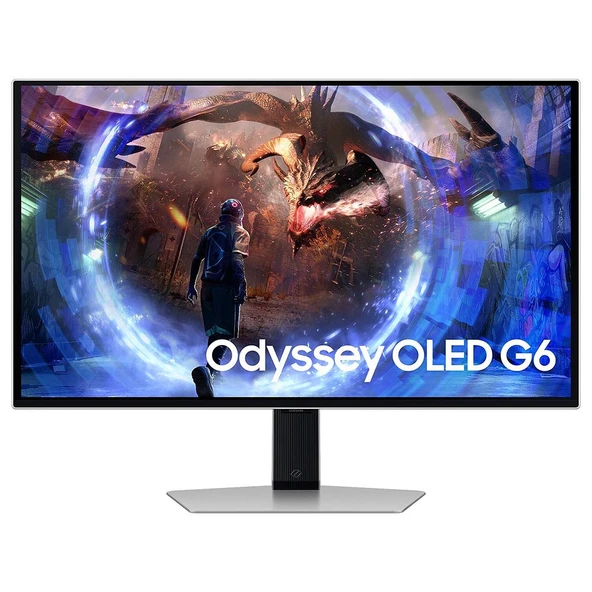 Samsung Odyssey G6 Oyun Monitörü 27″ Düz, QHD, OLED Panel, FreeSync Premium Pro, 360 Hz, 0,03 ms (GtG) (LS27DG602SMXUE) ürün görseli 1