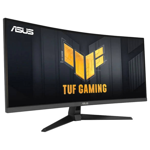 Asus TUF Gaming VG34VQ3B Oyun Monitörü – 34 inç WQHD (3440×1440), Kavisli, 180 Hz, ELMB SYNC, FreeSync Premium, 1 ms MPRT, %90 DCI-P3, DisplayWidget Center ürün görseli 1