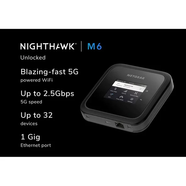 NetGear Nighthawk M6 5G Mobil Bağlantı Noktası ürün görseli 1