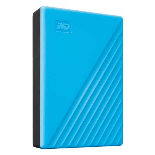 Western Digital MY Passport 4 TB Mavi WDBPKJ0040BBL-WESN ürün görseli 1