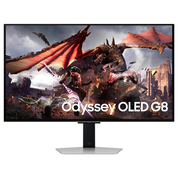 Samsung Odyssey Oyuncu Monitörü G8 32″ Düz,OLED,UHD,240HZ,0,03MS, Akıllı (LS32DG802SMXUE) ürün görseli 1