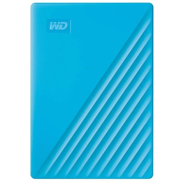 Western Digital My Passport Taşınabilir Sabit Disk USB3.0 5TB Mavi WDBPKJ0050BBL-WESN ürün görseli 1