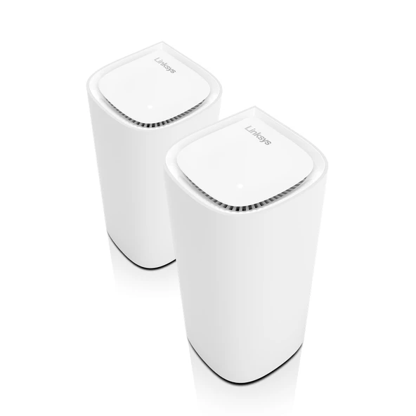 Linksys Velop Pro 6E AXE5400 Üç Bantlı WiFi 6E Mesh Sistemi 2'li Paket ürün görseli 1