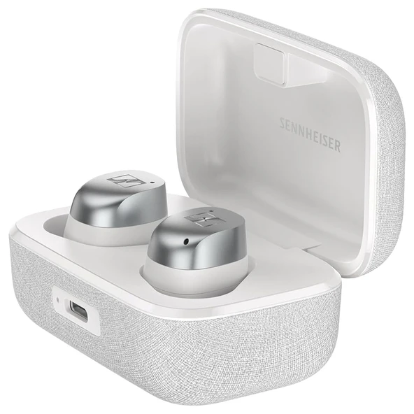 Sennheiser Momentum 4 Gerçek Kablosuz Kulaklık Uyarlanabilir Gürültü Engelleme - Gümüş ürün görseli 1