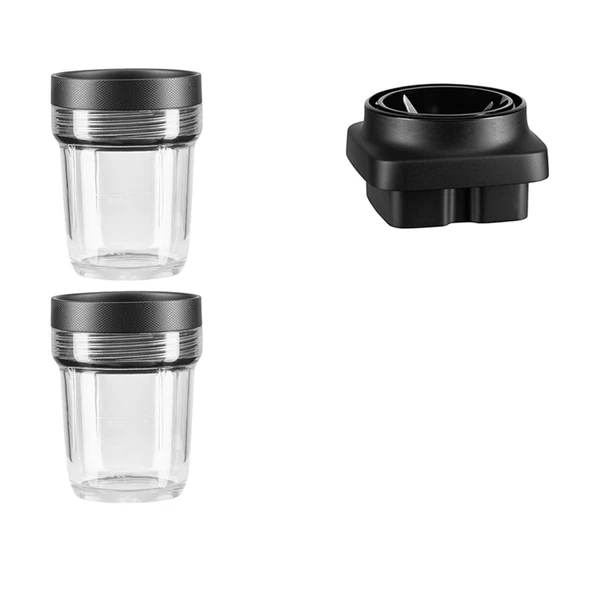 KitchenAid K400 Artisan Blender 5KSB4026 İçin 200 Ml Küçük Porsiyon Sürahisi Genişleme Seti - 5KSB2040BBB ürün görseli 1