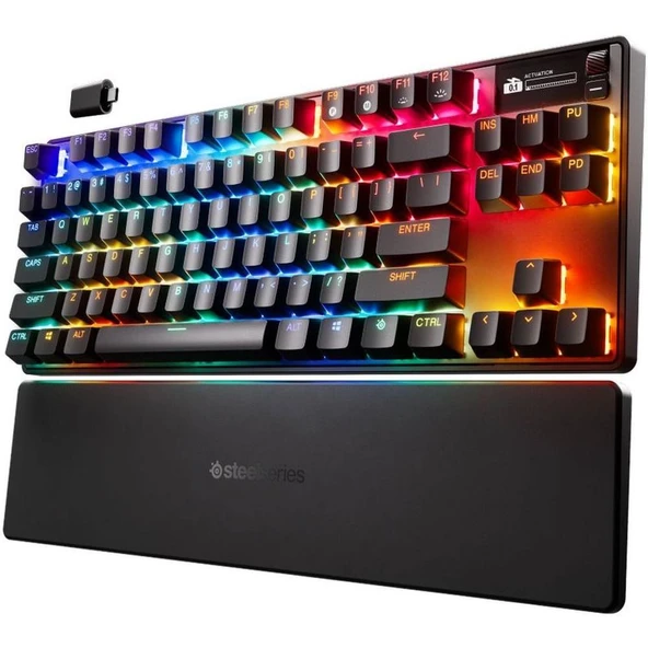 SteelSeries Apex Pro TKL Gen 3 Kablosuz Oyun Klavyesi Siyah ürün görseli 1