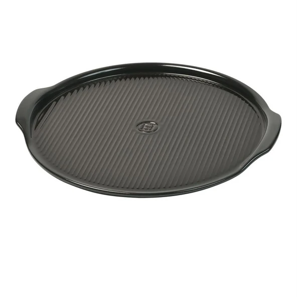 Emile Henry Pizza/Fırın Kabı Yuvarlak  40 Cm - Siyah ürün görseli 1