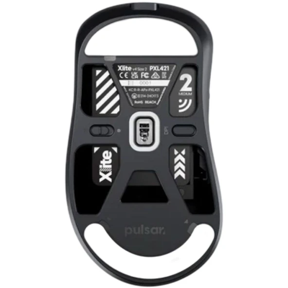 Pulsar Xlite v4 Kablosuz Oyuncu Mouse Boyut 2 Siyah – 695631 ürün görseli 1