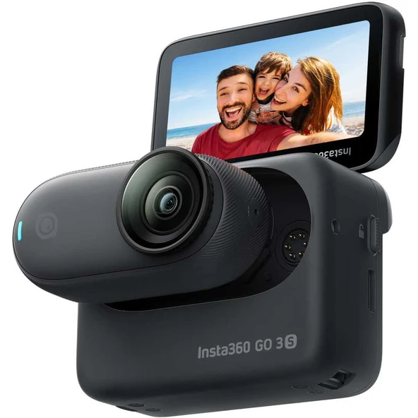 Insta360 Go 3S CINSAATA 4K Standart Sürüm Siyah Aksiyon Kamerası ürün görseli 1